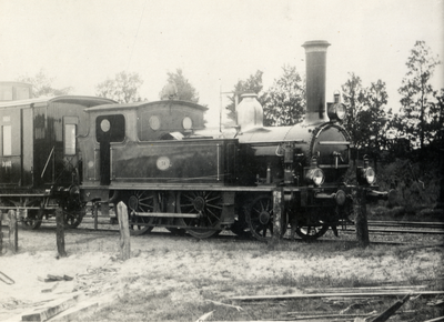 165052 Afbeelding van de stoomlocomotief nr. 34 van de N.C.S. (serie 31-39, in 1904 vernummerd tot de serie 81-89 en ...